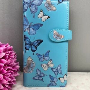 Blue Butterfly Wallet